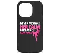 Krav Maga Woman Self Defense Training Israël Coque pour iPhone 15 Pro