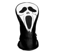 KraveGolf™ Screamer Couvre-Chef de Parcours édition limitée - Applique en Similicuir pour Hybrides - Collection Exclusive Halloween
