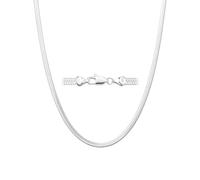 Kraven Collier fin en argent 925 pour femme - Sans pendentif - Disponible en 40,45,50,55,60 cm, 45 cm, Laiton, Pas de gemme