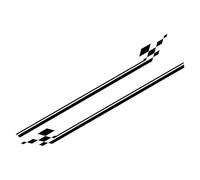 KRCOYABY Autocollants pour Jupes de portières latérales, 2 pièces, pour Renault Clio RS RS18 4 5 2012-2024, Accessoires de Modification Automobile