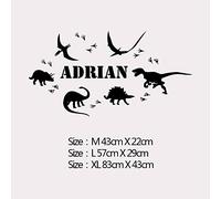 KRD Stickers Muraux Prenom Personnalisé,Autocollant Prenom Personnalisé,Stickers Muraux Enfants,Sticker Chambre Bebe,Stickers Lettres,Decoration Chambre Enfant (Style 5,XL)