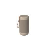 KREAFUNK aCOUSTIC 2 Ensemble Enceintes Bluetooth 36W - Son 360°, Broadcast Mode multi-enceintes, recharge USB-C et induction, design premium -Beige