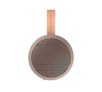 KREAFUNK aGO 2 Enceinte Bluetooth Sans Fil Portable - IPX5 Étanche, Design Compact, Batterie Longue Autonomie -beige