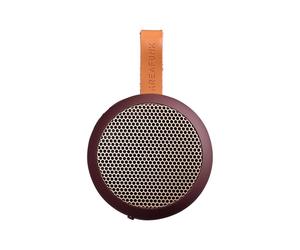 KREAFUNK aGO 2 Enceinte Bluetooth Sans Fil Portable - IPX5 Étanche, Design Compact, Batterie Longue Autonomie -bordeaux