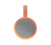 KREAFUNK aGO 2 Fabric Enceinte Bluetooth Sans Fil - Design tissu, IPX5 Étanche, Portable, Batterie Longue Autonomie -orange