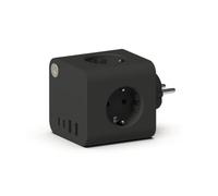 Kreafunk Ampie Multiprise Murale 3 Prises + 2 USB-A + 2 USB-C - Chargeur Secteur 25W USB-C, Hub Électrique Design Scandinave en Matériaux Recyclés, Maison & Bureau (Black)