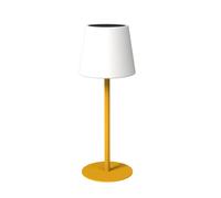KREAFUNK ARC Lampe LED Tactile - Portable, recharge solaire & USB-C, jusqu'à 24 heures d'autonomie, 2 hauteurs possibles, éclairage d'ambiance -Jaune