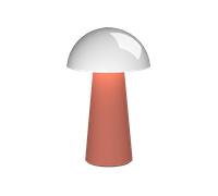 KREAFUNK Bello Lampe LED Tactile - Portable, 50 heures d'autonomie, contrôle tactile, design compact 120x196 mm, éclairage ambiance -Terracotta