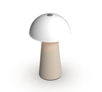 KREAFUNK Bello Lampe LED Tactile - Portable, 50 heures d'autonomie, contrôle tactile, design compact 120x196 mm, éclairage ambiance -Sable
