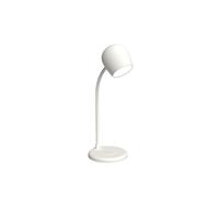 KREAFUNK ellie Lampe + Enceinte Bluetooth + Chargeur sans fil 10W - Qi, LED dimmable, Micro intégré, Design premium -blanc