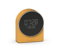 KREAFUNK Ivy Réveil Lumineux Bluetooth - Enceinte 3W, autonomie 30 jours, lumière de réveil progressive, design minimaliste -jaune
