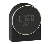 KREAFUNK Réveil Lumineux Bluetooth Ivy Haut-Parleur sans Fil Étanche, Lumière Réveil Progressive, 6 Sons, LED Réglable, Batterie Longue Durée, USB-C (Noir)