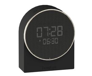 KREAFUNK Réveil Lumineux Bluetooth Ivy Haut-Parleur sans Fil Étanche, Lumière Réveil Progressive, 6 Sons, LED Réglable, Batterie Longue Durée, USB-C (Noir)