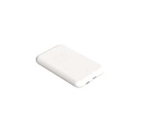 KREAFUNK toCHARGE Qi Powerbank 5 000 mAh - Batterie externe sans fil 10W, USB-C, Charge rapide, Compatible iPhone & Android -blanc