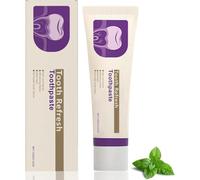 Kreain Nature Tooth Refresh Dentifrice 100 g - Renforce l'émail et assure une respiration fraîche, pour les dents sensibles, élimine les taches et favorise des dents saines, doux et non irritant, pour