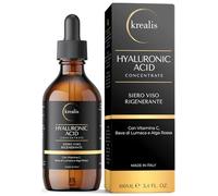 Krealis 100ml Serum Visage À L’Acide Hyaluronique PUR, vitamine c serum visage, Avec Bave Escargot Et Algues Rouges, serum acide hyaluronique visage soins pour le visage Anti-Rides Et Anti-Cernes