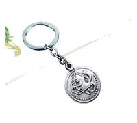 KREATIONS Fullmetal Alchemist Edward Elric Porte-clés en métal, 4-rouge, S