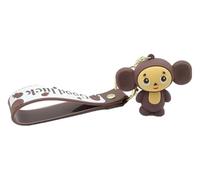 KREATIONS Porte-clés Cheburashka : pendentif mignon de l'Union soviétique, marron, S