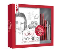 Kreativ-Set Die Kunst des Zeichnens: Anleitungsbuch, Skizzenblock, Zeichenmaterial: Bleistifte in HB, B, Radiergummistift, Spitzer, Blender
