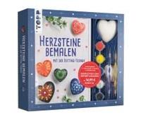 Kreativ-Set Herz-Steine Bemalen Mit Der Dotting-Technik