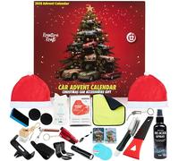 KreativeKraft Calendrier de l'Avent 2025 Accessoires Voiture, 24 surprises Ado Adulte Support Téléphone Porte Clés Gadgets Auto, Compte à Rebours Noel