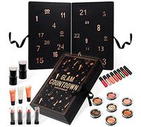 KreativeKraft Calendrier de l'Avent 2025 Calendrier Compte à Rebours Noel Beauté Sets de Maquillage Spa Bien Etre Soin Visage Femme Ado (Noir)