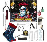 KreativeKraft Calendrier de l'Avent 2026 Set Outils Homme avec 24 Surprises