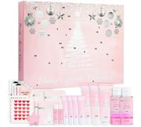KreativeKraft Calendrier de l'Avent Beauté 2025, Coffret Maquillage, Soins Visage, Compte à Rebours de Noël, Idée Cadeau Femme, Maman, Soeur ou Amie (Multi)