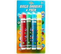 KreativeKraft Jeu de Bingo Adulte, Jeux de Société ou Accessoires avec Jetons Loto, Carton Loto, Ticket Tombola et Marqueur, Jeu d'Ambiance Famille (Marqueurs de Bingo)