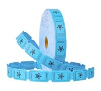 KreativeKraft Jeu de Bingo Adulte, Jeux de Société ou Accessoires avec Jetons Loto, Carton Loto, Ticket Tombola et Marqueur, Jeu d'Ambiance Famille (Raffle Bleu)