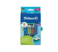 Pelikan Creative fabrik 816977 Kit d'accessoires de Peinture avec 5 pinceaux Griffix et 5 Tubes de Tempera