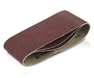 Kreator 03242505 Jeu de 3 Bandes abrasives sans fin 100 x 560 mm Grain 80