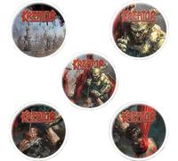 Kreator - Album - Kit de badges "Hate Uber Alles" Pack de 5 - Plastique, Métal RO2736 (Taille unique) (Coloré)