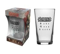 Kreator Beer Glass Hate Uber Alles Band Logo Nouveau Officiel Boxed Size One Size