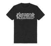 Kreator Dark Art Pentagram Homme T-Shirt Manches Courtes Noir L 100% Coton Regular/Coupe Standard