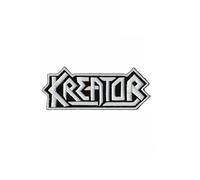 Kreator - Écusson brodé thermocollant - Motif Big Thrash - Argenté