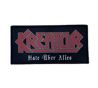 Kreator - Hate über Alles Aufnäher | Logo Thrash Metal, Noir , One Size