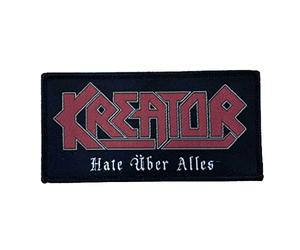 Kreator - Hate über Alles Aufnäher | Logo Thrash Metal, Noir , One Size