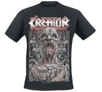 Kreator Killer of Jesus Homme T-Shirt Manches Courtes Noir XL 100% Coton Regular/Coupe Standard