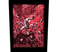Kreator - Patch "Pleasure To Kill" RO7966 (Taille unique) (Noir/Rouge)