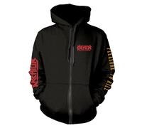 KREATOR - PLEASURE TO KILL BLACK Hooded Sweatshirt with Zip Medium