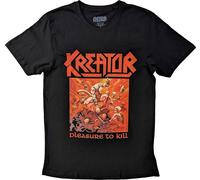 Kreator - "Pleasure To Kill" T-Shirt pour homme/femme unie RO8727 (XL) (Noir)