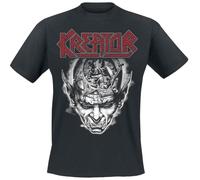 Kreator US Tour 1991 Homme T-Shirt Manches Courtes Noir 100% Coton Regular/Coupe Standard