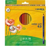 KREDKI OŁÓWKOWE LYRA COLOR SOFT 4.0 24 KOL. 2421240 LYRA