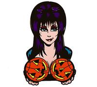 Kreepsville 666 Elvira Broche en émail Motif citrouilles
