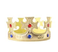 Kreeqe Cape du roi royal - Costume de film de Noël - Costume de sceptre pour adultes et adolescents - Fête d'Halloween (couronne croisée, taille M)
