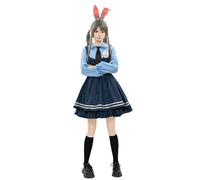 Kreeqe Costume de policier de lapin ludique authentique pour jeu de rôle - Robe de fête de Noël - Tenues de vacances pour femmes et hommes (In-2046, M)