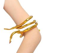 Kreeqe Costume d'Halloween frappant de dernière minute pour couple facile de pharaon Cléopâtre Tenues pour adultes et adolescents Jeu de rôle sur scène (ornement serpent, taille L)