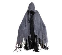 Kreeqe Eerie - Costume d'Halloween - Cape de mort pour adultes et adolescents - Tenue de dernière minute - Plusieurs couleurs - Motif lambris - Taille M