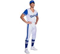 Kreeqe Élégante veste de baseball rayée sexy pour femme - Costume d'Halloween de dernière minute pour femme - Costume d'Halloween et cosplay (homme, M)
